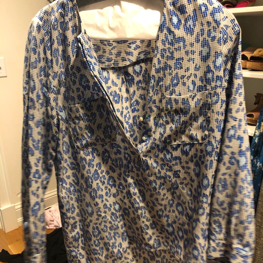 Joie cheetah print shirt